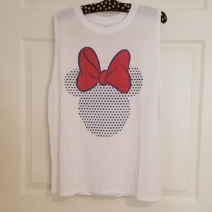 Minnie mouse muscle shirt